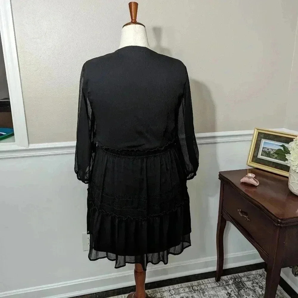 2/$10 Cato Black Mini Dress - Picture 6 of 9